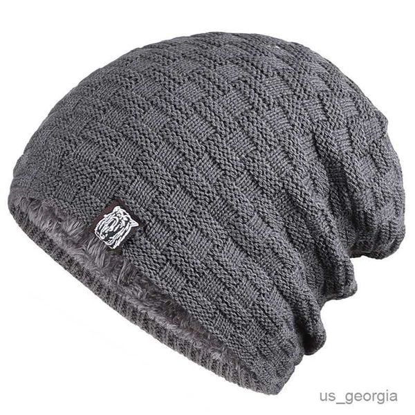 caps winter men's plush hat lining beanies outdoor sports keep warm knitted r230627, Blue;gray
caps winter men's plush hat lining beanies outdoor sports keep warm knitted r230627, Blue;gray