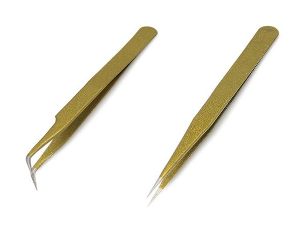 kimcci 2pcslot professional quality curvedstraight tweezers stainless steel false eyelash extension makeup tools gold tweezer1860230
kimcci 2pcslot professional quality curvedstraight tweezers stainless steel false eyelash extension makeup tools gold tweezer1860230