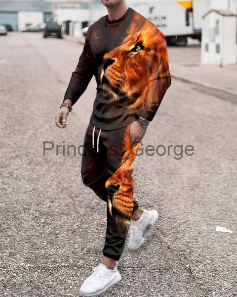 men's tracksuits ice silk summer streetwear 3d horse lion tiger long sleeve printed man sportswear tracksuit set men 2 piece men's, Gray
men's tracksuits ice silk summer streetwear 3d horse lion tiger long sleeve printed man sportswear tracksuit set men 2 piece men's, Gray