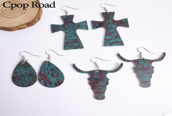 cpop new 3 pattern vintage copper hook bull head cross earrings faux leather water drop earring women jewelry accessories 7132254, Silver
cpop new 3 pattern vintage copper hook bull head cross earrings faux leather water drop earring women jewelry accessories 7132254, Silver