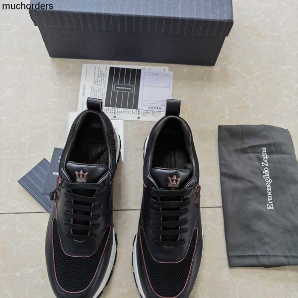 co-branding ermenegildo running shoes men's casual sneakers soles, Black
co-branding ermenegildo running shoes men's casual sneakers soles, Black