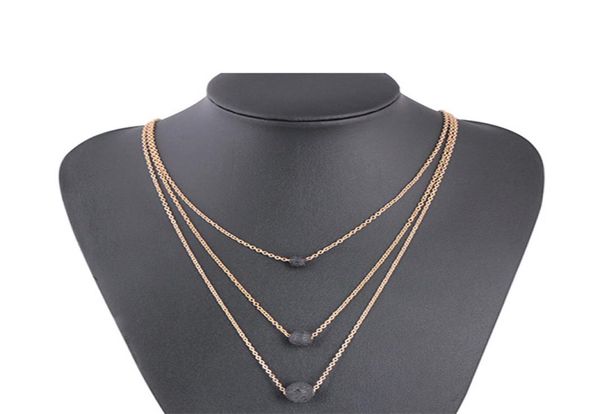 8mm black lava necklace stone beads aromatherapy essential oil perfume diffuser multilayer necklace jewelry women1330782, Silver
8mm black lava necklace stone beads aromatherapy essential oil perfume diffuser multilayer necklace jewelry women1330782, Silver