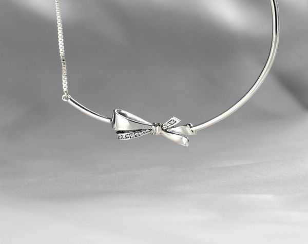 fashion bow necklace 925 sterling silver for pandora jewelry cz diamond jewelry with original box temperament classic1001368
fashion bow necklace 925 sterling silver for pandora jewelry cz diamond jewelry with original box temperament classic1001368
