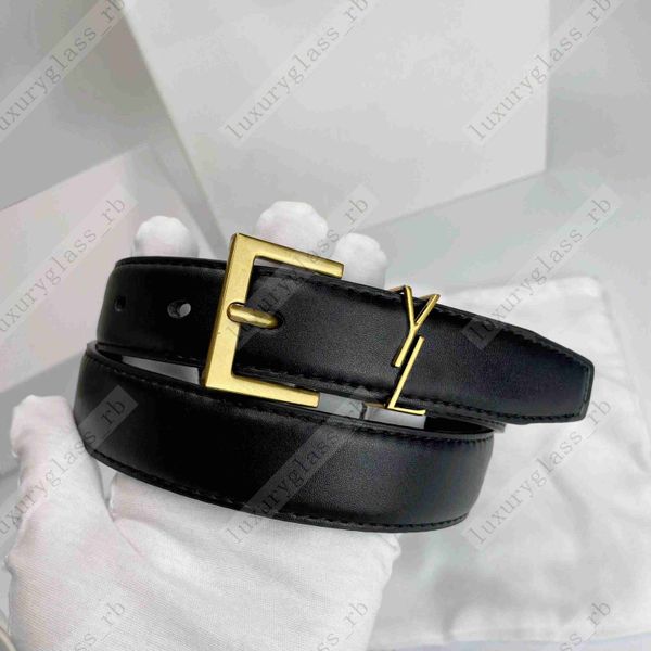 

Belt for Women Genuine Leather 3.0cm Width High Quality Men Designer Belts Y Buckle cnosme Womens Waistband Cintura Ceintures With box