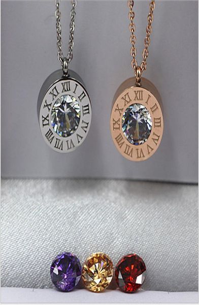 new round of digital diamond roman numerals titanium steel necklace trade titanium steel jewelry whole europe and the united s6552109, Silver
new round of digital diamond roman numerals titanium steel necklace trade titanium steel jewelry whole europe and the united s6552109, Silver