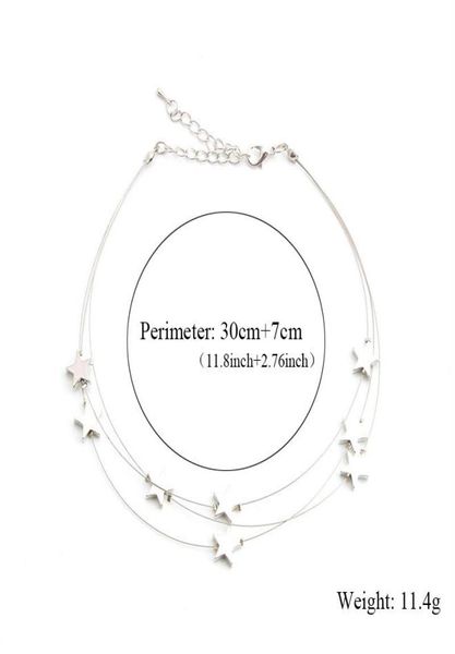 fashion multilayer star choker necklace for women simple pentagram pendant chain necklaces korean sweet jewelry collares accessor9999231, Silver
fashion multilayer star choker necklace for women simple pentagram pendant chain necklaces korean sweet jewelry collares accessor9999231, Silver