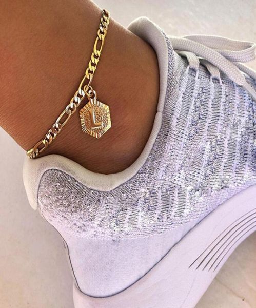 az initial letter anklet for women stainless steel anklets 21cm 10cm extender gold chain alphabet foot accessories jewelry8663776, Red;blue
az initial letter anklet for women stainless steel anklets 21cm 10cm extender gold chain alphabet foot accessories jewelry8663776, Red;blue