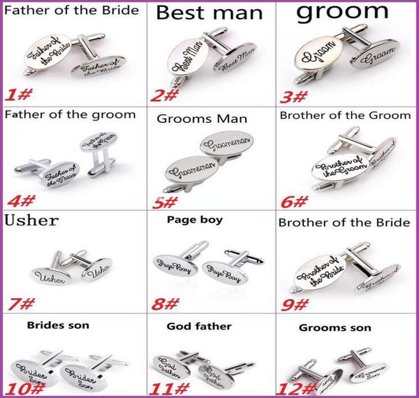 mens wedding cufflinks oval shirt cuff link clips mangrooms groomsman usher page boy letters cufflinks gift accessorie7948638, Silver
mens wedding cufflinks oval shirt cuff link clips mangrooms groomsman usher page boy letters cufflinks gift accessorie7948638, Silver