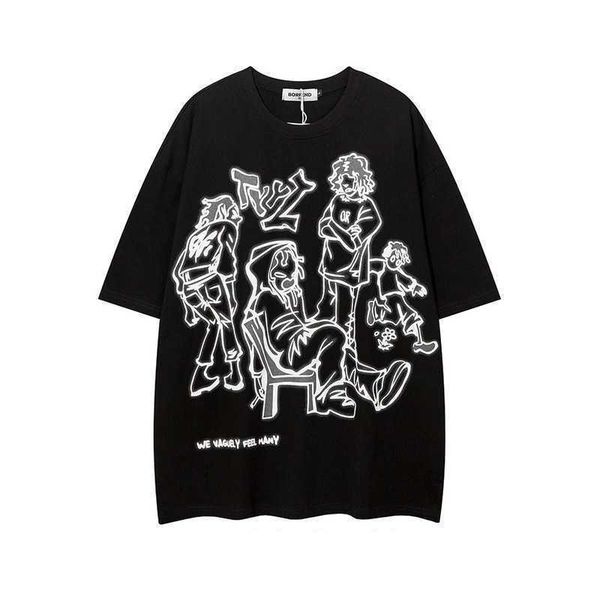 popular japanese original fashion brand american high street vintage couple costume casual loose short sleeve t-shirt for men and women 2bwl, White;black
popular japanese original fashion brand american high street vintage couple costume casual loose short sleeve t-shirt for men and women 2bwl, White;black