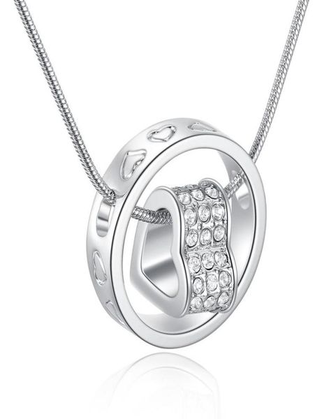 new austrian crystal diamond heart pendant necklace rhinestone heart and ring charm chain for women fashion jewelry in bulk4616157, Silver
new austrian crystal diamond heart pendant necklace rhinestone heart and ring charm chain for women fashion jewelry in bulk4616157, Silver
