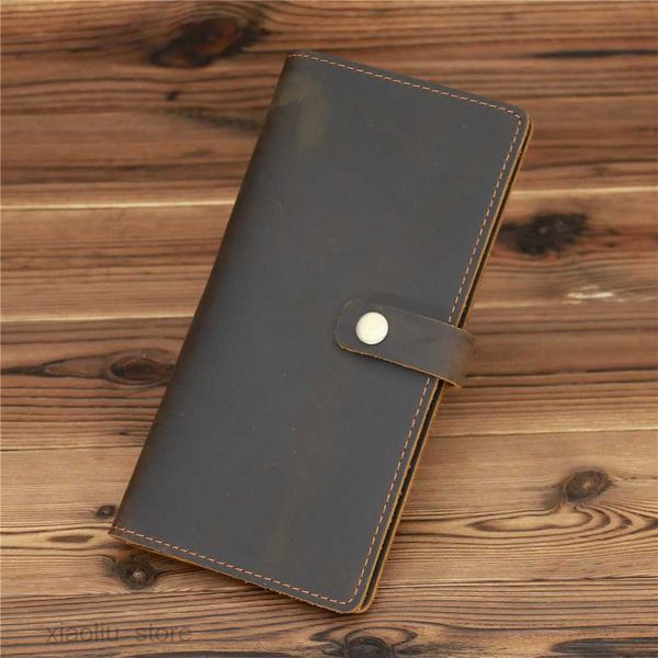 money clips wholesale men's long leather wallet crazy horse leather retro business multi-card first layer leather wallet casual versati, Black
money clips wholesale men's long leather wallet crazy horse leather retro business multi-card first layer leather wallet casual versati, Black
