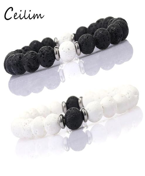 fashion 8mm lava stone beaded bracelets energy healing balance black white beads bracelet for women men adjustable elastic yoga je7066088
fashion 8mm lava stone beaded bracelets energy healing balance black white beads bracelet for women men adjustable elastic yoga je7066088