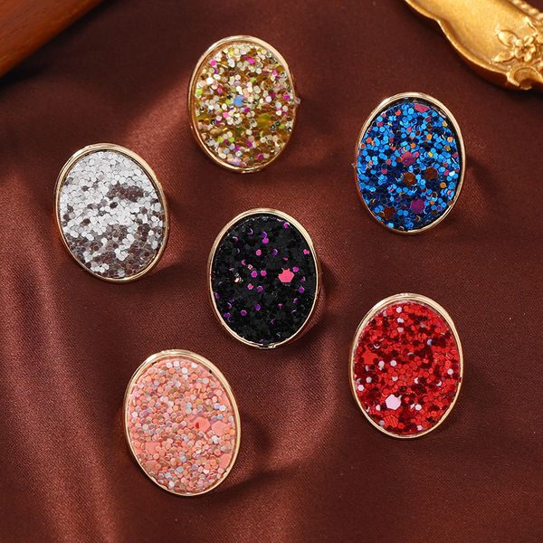 geometric ring european and american fashion retro opening adjustable color sequin ring, Golden;silver 
geometric ring european and american fashion retro opening adjustable color sequin ring, Golden;silver