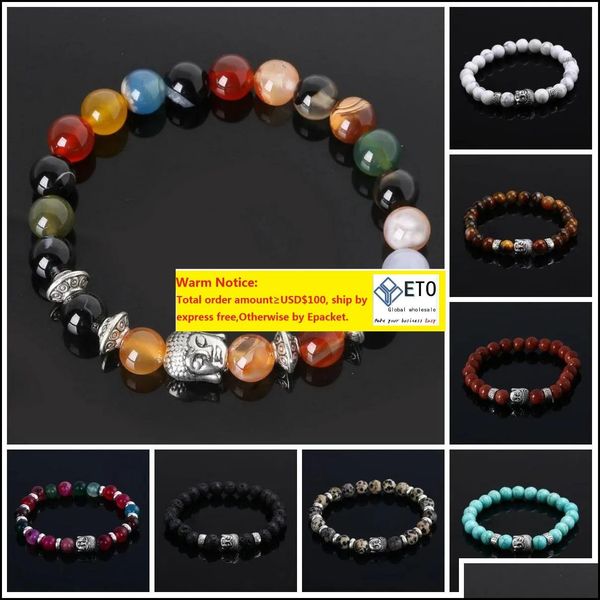 charm bracelets jewelry mens luxury bead natural stone anchor beaded buddha bracelet for men women lava chakra drop delivery 2021 z7dmq, Golden;silver
charm bracelets jewelry mens luxury bead natural stone anchor beaded buddha bracelet for men women lava chakra drop delivery 2021 z7dmq, Golden;silver