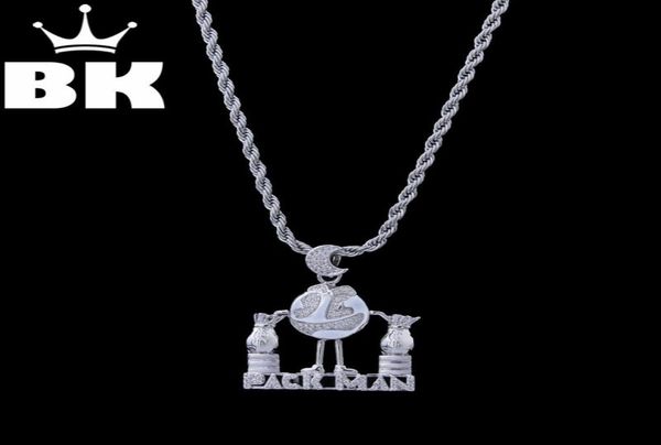 pendant necklaces the bling king custom pack man necklace hip hop full iced out cubic zirconia gold sliver cz stone1760812, Silver
pendant necklaces the bling king custom pack man necklace hip hop full iced out cubic zirconia gold sliver cz stone1760812, Silver