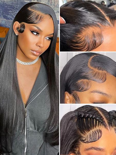 straight lace front wigs human hair 26 inch 360 full lace wigs for women brazilian pre plucked 13x4 13x6 hd lace frontal wig, Black;brown
straight lace front wigs human hair 26 inch 360 full lace wigs for women brazilian pre plucked 13x4 13x6 hd lace frontal wig, Black;brown