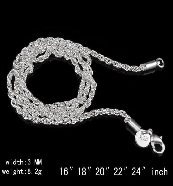 new 3mm ed rope chains for women men 925 sterling silver choker necklaces jewelry in bulk 1630 inches2349692
new 3mm ed rope chains for women men 925 sterling silver choker necklaces jewelry in bulk 1630 inches2349692