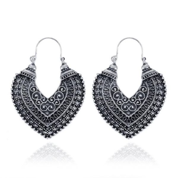 retro ethnic heart earrings for women bohemian carved hollowedout alloy hoop earring fashion jewelry accessories whole1570307, Golden;silver
retro ethnic heart earrings for women bohemian carved hollowedout alloy hoop earring fashion jewelry accessories whole1570307, Golden;silver
