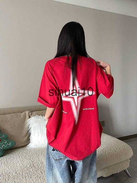women's t-shirt houzhou kpop streetwear red short sleeve tshirts oversized y2k vintage letter star t shirts hippie harajuku black tees, White
women's t-shirt houzhou kpop streetwear red short sleeve tshirts oversized y2k vintage letter star t shirts hippie harajuku black tees, White