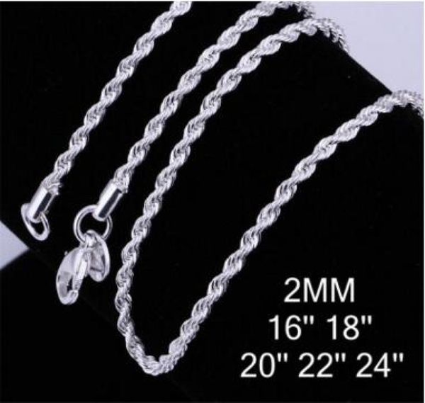 fashion 925 silver chain necklaces 2mm 1618202224 inch flash ed rope necklace 925 sterling silver jewelry3543590
fashion 925 silver chain necklaces 2mm 1618202224 inch flash ed rope necklace 925 sterling silver jewelry3543590