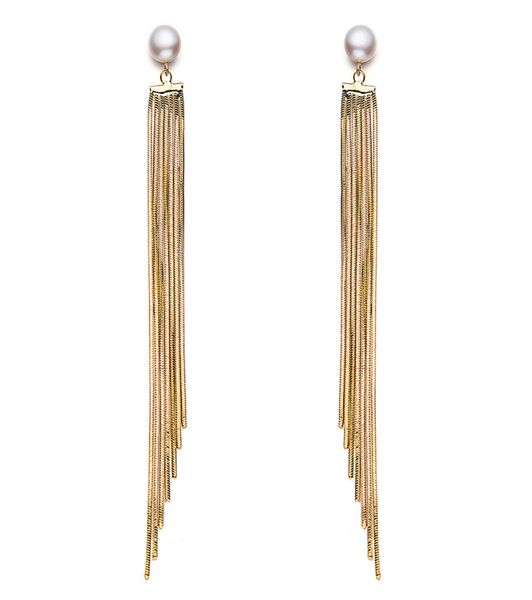 pearl long tassel drop earrings natural pearl drop earring dangle hanging earring for women2654634, Silver
pearl long tassel drop earrings natural pearl drop earring dangle hanging earring for women2654634, Silver