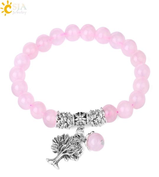 csja reiki pink rose quartz beaded bracelet 8mm natural crystal gemstone mala beads tree of life charms meditation ethnic yoga jew1190076, Black
csja reiki pink rose quartz beaded bracelet 8mm natural crystal gemstone mala beads tree of life charms meditation ethnic yoga jew1190076, Black