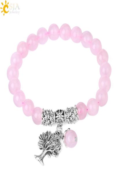 csja reiki pink rose quartz beaded bracelet 8mm natural crystal gemstone mala beads tree of life charms meditation ethnic yoga jew6804316, Black
csja reiki pink rose quartz beaded bracelet 8mm natural crystal gemstone mala beads tree of life charms meditation ethnic yoga jew6804316, Black