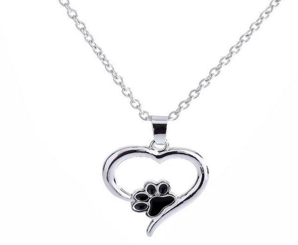 hollow pet paw print necklaces cute animal dog cat memorial jewelry pet lover puppy paw heart charm black enamel necklace girls4827612, Silver
hollow pet paw print necklaces cute animal dog cat memorial jewelry pet lover puppy paw heart charm black enamel necklace girls4827612, Silver