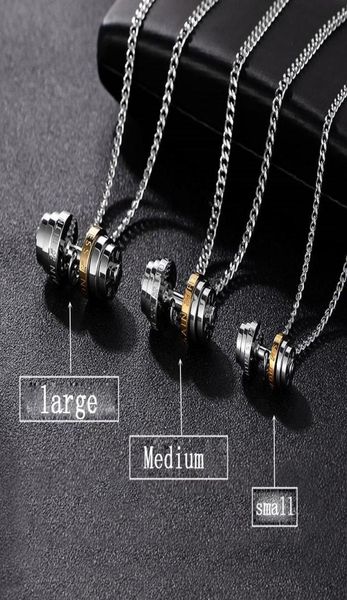 barbell steel color stainless steel necklace mens couple pendants fitness sport man fitness accesories jewelry on the neck pride5139418, Silver
barbell steel color stainless steel necklace mens couple pendants fitness sport man fitness accesories jewelry on the neck pride5139418, Silver