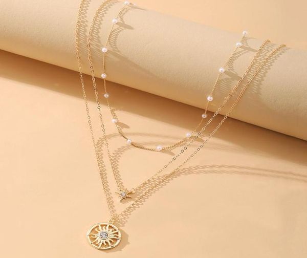 chains vintage sinulation pearl geometric sun pendant choker necklace jewelry for women fashion gold color chain jewellery bijoux 8454754, Silver
chains vintage sinulation pearl geometric sun pendant choker necklace jewelry for women fashion gold color chain jewellery bijoux 8454754, Silver