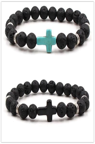 2styles natural black lava stone cross elastic bracelet aromatherapy essential oil diffuser bracelet fo men jewelry6898649, Golden;silver
2styles natural black lava stone cross elastic bracelet aromatherapy essential oil diffuser bracelet fo men jewelry6898649, Golden;silver