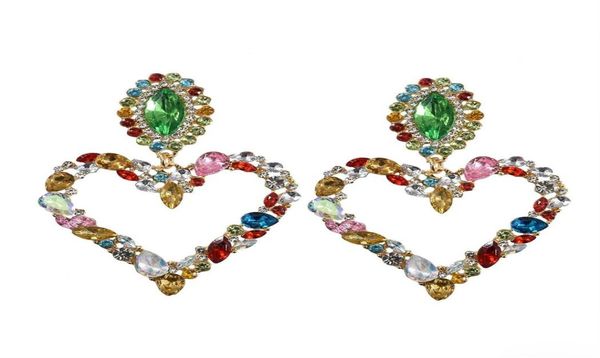 dominated exaggerated fashion with full crystal heart shape dangle earrings contracted joker long women drop earrings jewelry8754170, Silver
dominated exaggerated fashion with full crystal heart shape dangle earrings contracted joker long women drop earrings jewelry8754170, Silver