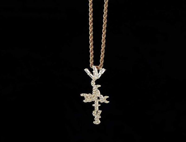 hip hop micro paved cubic zirconia bling iced out cactus jack cross pendants necklace for men rapper jewelry7269652, Silver
hip hop micro paved cubic zirconia bling iced out cactus jack cross pendants necklace for men rapper jewelry7269652, Silver