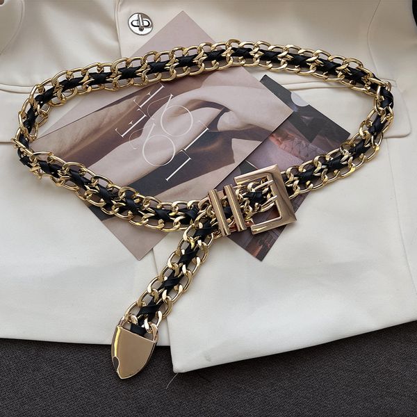 trendy brand jewelry leather chain belt bracelet for women stainless steel bracelet wide version, Golden;silver
trendy brand jewelry leather chain belt bracelet for women stainless steel bracelet wide version, Golden;silver