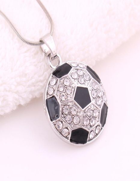 new arrival football pendant necklaces world cup fans sports crystal rhinestone soccer charm chains for women men s fashion jewelry2535028, Silver
new arrival football pendant necklaces world cup fans sports crystal rhinestone soccer charm chains for women men s fashion jewelry2535028, Silver
