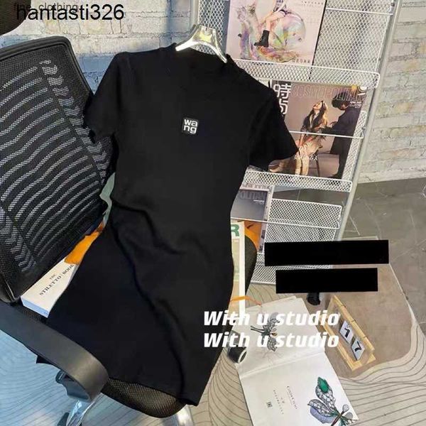 designer aw big family dress half neck chest neck label wang temperament wrapped hip skirt slim fit knitted small black dress, Black;gray
designer aw big family dress half neck chest neck label wang temperament wrapped hip skirt slim fit knitted small black dress, Black;gray