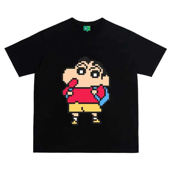 nohara summer blockbuster shinosuke couple costume short sleeve trendy brand personality japanese loose crayon shin t-shirt for men and wome, White;black
nohara summer blockbuster shinosuke couple costume short sleeve trendy brand personality japanese loose crayon shin t-shirt for men and wome, White;black