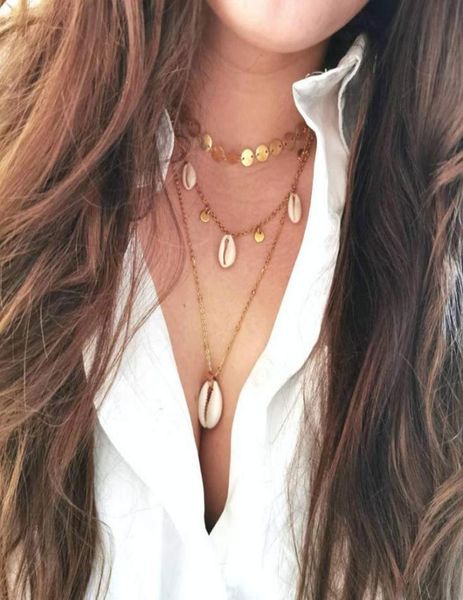 pendant necklaces sufair 3pc layered 14k gold coins natural shell chain choker necklace for women girl beach bohemian jewelry gift4240679, Silver
pendant necklaces sufair 3pc layered 14k gold coins natural shell chain choker necklace for women girl beach bohemian jewelry gift4240679, Silver