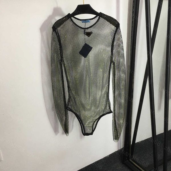 23ss womens swimwear womens bikini designer bathing suit bikini swimwear sparkly colored drill mesh hollowed-out long sleeve bodysuit women, White;black
23ss womens swimwear womens bikini designer bathing suit bikini swimwear sparkly colored drill mesh hollowed-out long sleeve bodysuit women, White;black