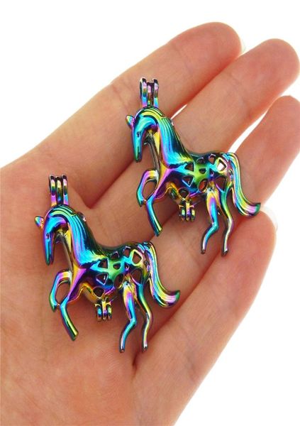 10pcs rainbow color unicorn pearl cage beads cage locket pendant essential oil diffuser diy jewelry locket for oyster pearls8170095, Silver
10pcs rainbow color unicorn pearl cage beads cage locket pendant essential oil diffuser diy jewelry locket for oyster pearls8170095, Silver