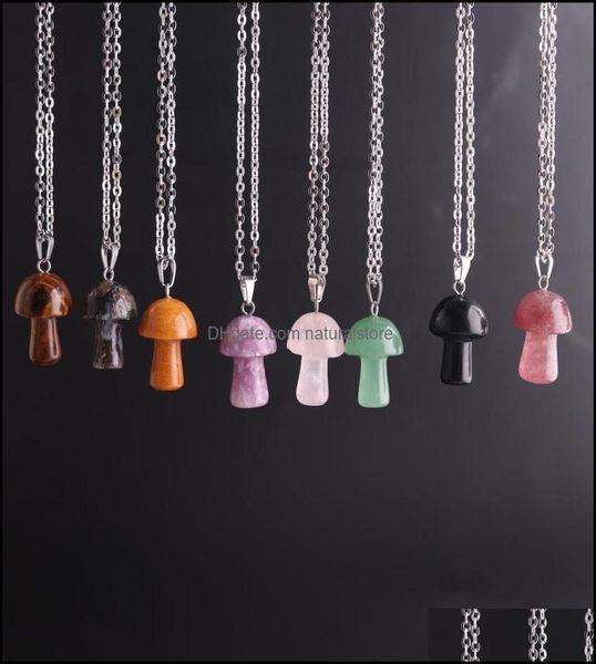 pendant necklaces pendants jewelry natural stone carving mushroom shape reiki healing crystal tiger eye rose quartz amethyst agate5637937, Silver
pendant necklaces pendants jewelry natural stone carving mushroom shape reiki healing crystal tiger eye rose quartz amethyst agate5637937, Silver