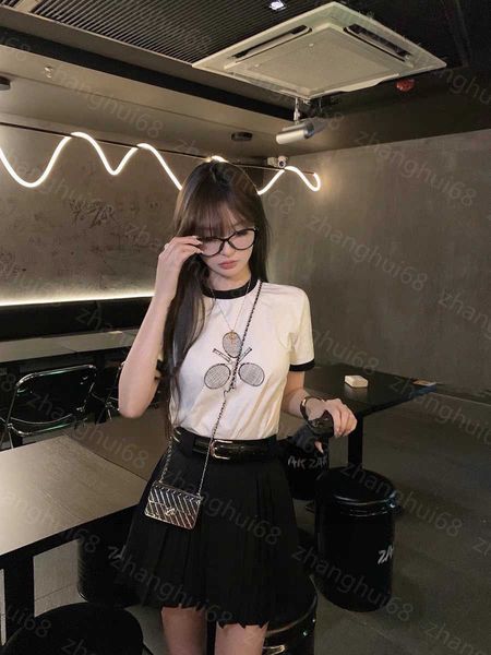 23ss tee womens t-shirt womens designer clothing round neck pure cotton color bump racket letter logo printing short sleeve t-shirt womens c, White
23ss tee womens t-shirt womens designer clothing round neck pure cotton color bump racket letter logo printing short sleeve t-shirt womens c, White