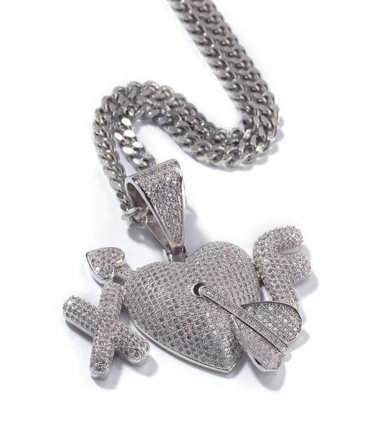 2 letters heart custom lover couple pendants necklace hip hop cz stone bling iced out men hip hop rapper jewelry silver4349542, Silver
2 letters heart custom lover couple pendants necklace hip hop cz stone bling iced out men hip hop rapper jewelry silver4349542, Silver
