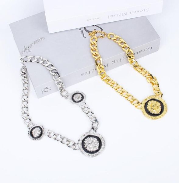 chokers fashion lion heads pendants necklaces punk gold color chain men necklace statement girl hip hop alloy jewelry collar6374778, Golden;silver
chokers fashion lion heads pendants necklaces punk gold color chain men necklace statement girl hip hop alloy jewelry collar6374778, Golden;silver