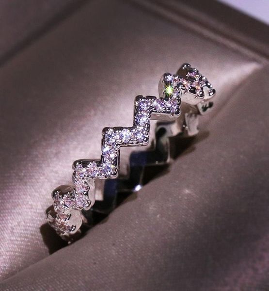 temperament wave ring lightning zircon statement love band ring women039s simple super flash diamond index finger ring jewelry 9637687, Silver
temperament wave ring lightning zircon statement love band ring women039s simple super flash diamond index finger ring jewelry 9637687, Silver