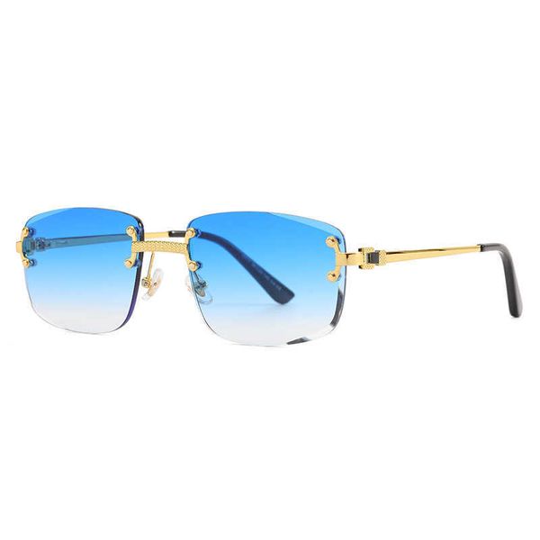 wholesale of sunglasses retro rimless sunglasses men women metal frame square streetwear eyewear uv400 gradient blue color sun glasses, White;black
wholesale of sunglasses retro rimless sunglasses men women metal frame square streetwear eyewear uv400 gradient blue color sun glasses, White;black