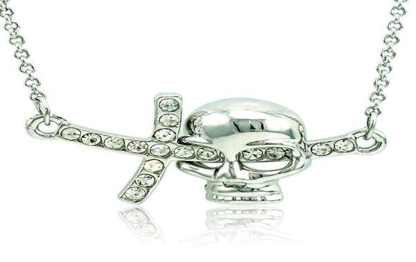 brand new pendant necklace fashion white rhinestone skull cross charms silver plated necklace for men jewelry5078570
brand new pendant necklace fashion white rhinestone skull cross charms silver plated necklace for men jewelry5078570