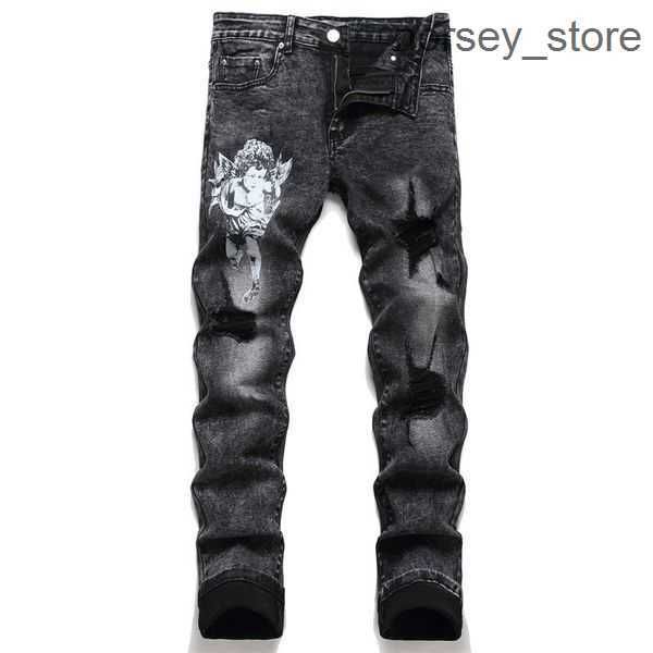 mens jeans designer pant slim fit elastic embroidery fashion jean style cat whisker whitening men's broken hole same cargo 2 a9y2, Blue
mens jeans designer pant slim fit elastic embroidery fashion jean style cat whisker whitening men's broken hole same cargo 2 a9y2, Blue