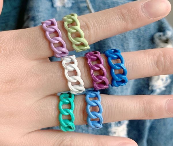 trendy handmade geometric hollow irregular chain ring colorful open metal rings for women girls jewelry8117764, Silver
trendy handmade geometric hollow irregular chain ring colorful open metal rings for women girls jewelry8117764, Silver