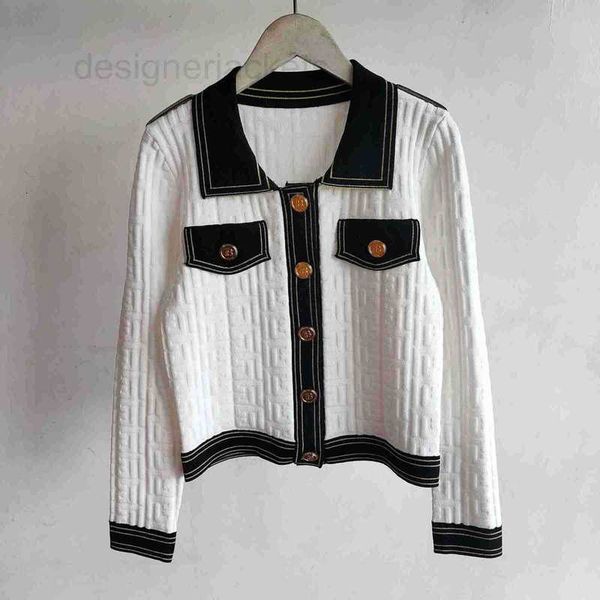 women's sweaters designer milan runway autumn sweater long sleeve lapel neck cardigan black fashion clothes womens bt24, White;black
women's sweaters designer milan runway autumn sweater long sleeve lapel neck cardigan black fashion clothes womens bt24, White;black